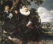 Frans Hals, Married Couple in a Garden WGA